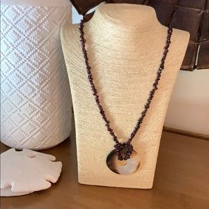 Glass and Shell Necklace